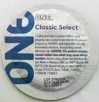 Презервативи One Classic Select класичні 1 шт.