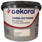 Фарба фасадна DEKORAL DO FASAD, біла, 3 л