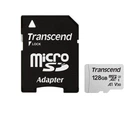Карта памяти microSD 128Gb Transcend 300S Class 10 UHS-I U3 + SD адаптер (TS128GUSD300S-A)
