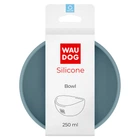 Миска WAUDOG Silicone, 250 мл сірий
