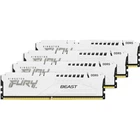 Модуль памяти Kingston Fury DDR5 128GB (4x32) Beast 5600MHz White XMP (KF556C40BWK4-128)
