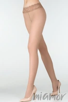 Колготки с поясом на силиконе Marilyn Erotic 15 Vita Bassa 2 Бежевый