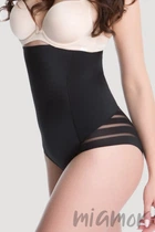 Бесшовные трусики утягивающие с высокой талией Julimex 141 Panty M Черные