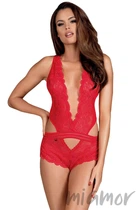 Боді жіноче Obsessive 853-TED-3 S/M Червоне
