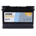 Автомобильный аккумулятор EXIDE Premium 6CT 77Ah R+ EA770