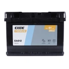 Автомобильный аккумулятор EXIDE Premium 6CT 61Ah Низкий R+ EA612