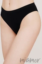 Трусики бразиліана безшовні Giulia Brasilian briefs Black S/M Чорні