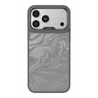 Чехол Kajsa Glamorous Collection Fluid Art with MagSafe для iPhone 17 Pro grey o-ring