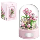 Детский музыкальный конструктор Musical Gardenias серия Musical Flask Розовые гардении под куполом 438 деталей