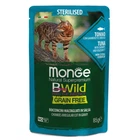 Корм Monge BWild Sterilized Тунец с креветками 85 г