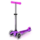Самокат Micro Mini Deluxe Glow LED морозний рожевий (MMD217)