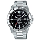 Чоловічий годинник Casio MTP-VD01D-1E чорний 50 м