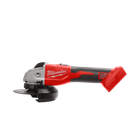 Шліфмашина кутова безщіткова акумуляторна MILWAUKEE, M18 BLSAG125X-0, діаметр 125мм (каркас бокові рукояті, захисний кожух,