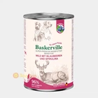 Влажный корм для собак Baskerville Sensitive Wild Mit Blaubeeren und Spirulina Оленина с черникой и спирулиной