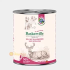 Влажный корм для собак Baskerville Sensitive Wild Mit Blaubeeren und Spirulina Оленина с черникой и спирулиной
