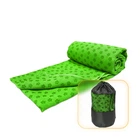 Спортивний рушник для йоги Wealis Yoga Mat Towel из микрофибры (Зеленое)