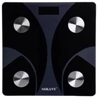 Фитнес-весы Sokany SK-19029B Black смарт-весы с Bluetooth и диагностикой состава тела закаленное стекло (107-165-SK-19029B)