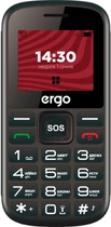 Мобільний телефон Ergo R202 Black UA