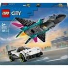 Конструткор LEGO City Реактивний літак проти автомобіля (60489)