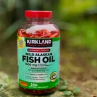 Рыбий жир Kirkland Wild Alaskan Fish Oil 1400mg (230 шт) Omega США Омега-3