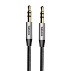 Аудио кабель 3.5 на 3.5 Mini Jack BASEUS AUX Yiven M30 (1метр). Black