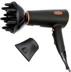Профессиональный мощный фен Rotex RFF200-B DelicateCare Pro диффузор концентратор 2000 Вт Черный