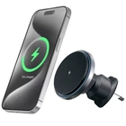 Автомобильный держатель с беспроводным ЗУ Proove Magic Circle Pro 15W black