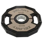 Млинці диски 5кг d-51мм гумові 2 Handle металева втулка Zelart чорний-сірий TA-4792-5