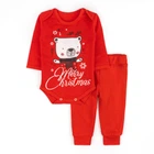 Дитячий святковий комплект Dexter`s з начісом christmas bear 80 см