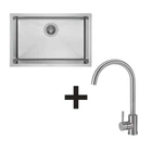 Кухонна мийка GRANADO Under Top L Steel S304