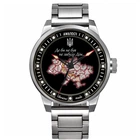 Годинник наручний Awarder 058 Де би не був Silver-Black Steel Red