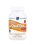 Омега-3 для дітей риб'ячий жир Nordic Naturals Daily Omega Kids 30 капсул жувальних з полуничним смаком