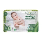 Дитячі підгузки Clearly Herbal Bamboo розмір 2 (3-6 кг) 32 шт