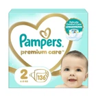 Детские подгузники Pampers Premium Care размер 2 (4-8 кг) 136 шт