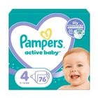 Детские подгузники Pampers Active Baby размер 4 (9-14 кг) 76 шт