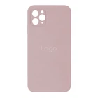 Чохол Silicone Case Square Full Camera для iPhone 11 Pro Max 19.Pink Sand