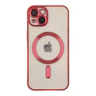Чохол TPU Metallic Full Camera with Magsafe для iPhone 14 Red