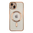 Чохол TPU Metallic Full Camera with Magsafe для iPhone 15 Gold