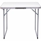 Складной стол для пикника 75x55x65см МДФ белый Lugi