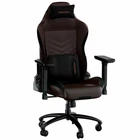 Кресло для геймера Fantech GC-192 Ledar коричневое с эргономикой 3D-подлокотниками и механизмом наклона