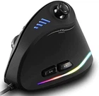 Вертикальна миша дротова Zelotes C18 з ергономічним джойстиком RGB-підсвіткою