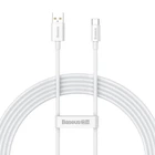 Кабель Baseus Superior Series Fast Charging Data Cable USB to Type-C 100W 20V 6A 2м (P10320102214-03) White