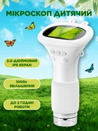 Микроскоп детский учебный портативный с экраном Monty цифровой переносной школьный для детей подростка школьников детские микроскопы