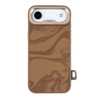 Чохол Kajsa Glamorous Collection Fluid Art with MagSafe для iPhone 17 Air desert gold o-ring