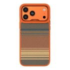 Чехол Kajsa Resort Collection Gradient Stripe with MagSafe для iPhone 17 Pro Max orange plus o-ring