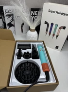 Професійний фен для волосся HD18 Supersonic r Pro Hair Dryer Curly+Coily Ceramic Patina/Topaz Бірюзовий