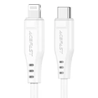 Кабель ACEFAST C3-01 Type-C to Lightning 3A 30W 1.2m TPE connectors White (6974316280811)