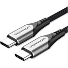 Дата кабель USB-C to USB-C 2.0m aluminum gray VENTION