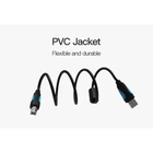Кабель для принтера USB 2.0 AM/BM 1.0m black VENTION (VAS-A16-B100)