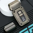 Електробритва VGR V-337 для сухого та вологого гоління 800 мАг 90 хвилин роботи USB золотиста